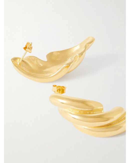 YSSO White Kombos-Plated Earrings