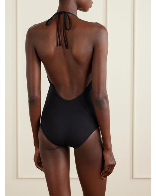 Totême  Black Halterneck Swimsuit
