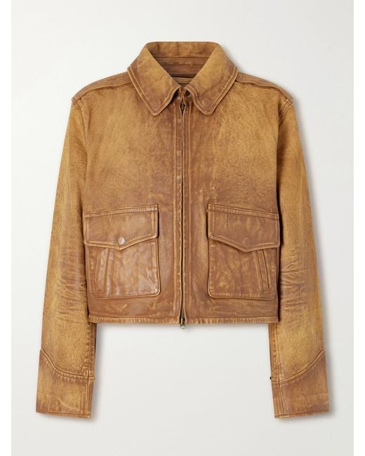 Polo Ralph Lauren Brown Leather Jacket