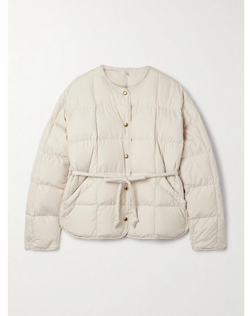 Moncler Natural Caramagne Quilted Shell Down Jacket