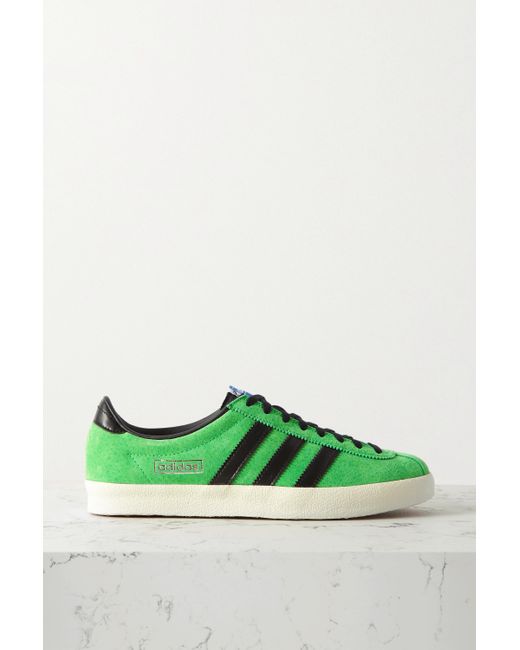 Green and black adidas trainers online