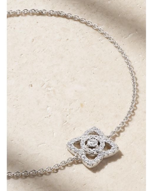 De Beers London Natural Lotus By De Beers 18-Karat Diamond Bracelet