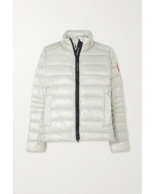 Canada Goose Cypress Quilted Recycled-ripstop Down Jacket in Grey | Lyst UK