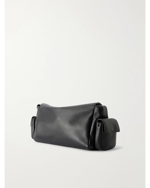 Gabriela Hearst Black Jebb Leather Shoulder Bag
