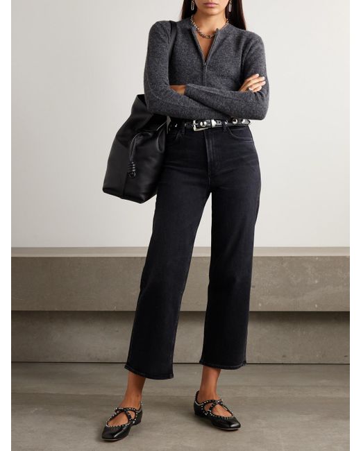 Agolde Blue Ren High-Rise Wide-Leg Jeans
