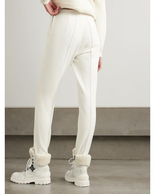 Bogner Natural Elaine Tech-Twill Tapered Stirrup Ski Pants