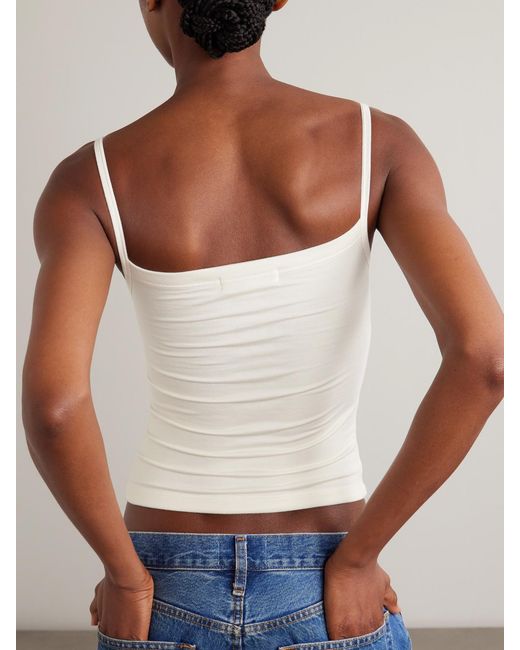 ÉTERNE Natural Stretch-Modal Jersey Tank