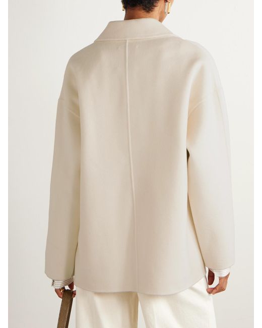 Anine Bing Natural Luca Jacke Aus Einer Woll-Kaschmirmischung