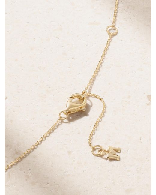Mateo Natural 14-Karat, Pearl And Diamond Necklace