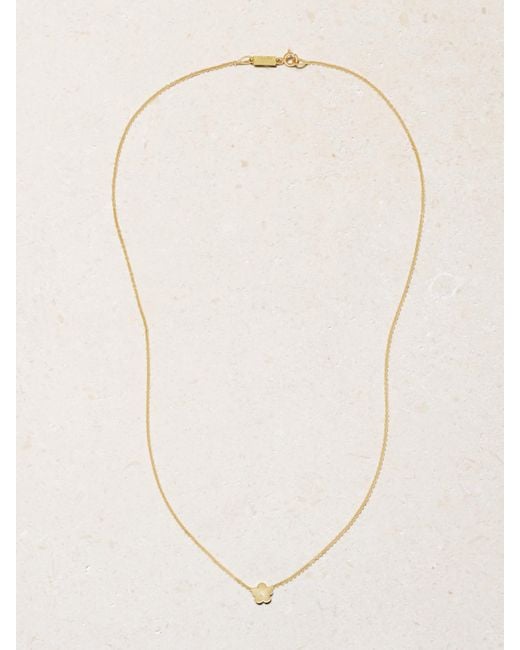 Jennifer Meyer Natural Mini Daisy 18-Karat Diamond Necklace