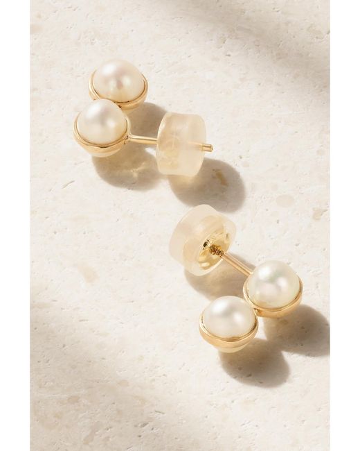 Melissa Joy Manning Natural 14-Karat Recycled Pearl Earrings