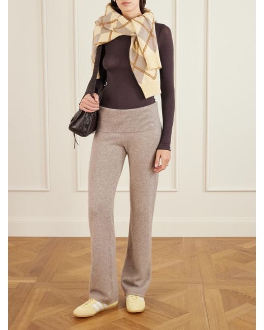 Skims Purple Long Sleeve Boatneck Top – Phoenix – Oberteil