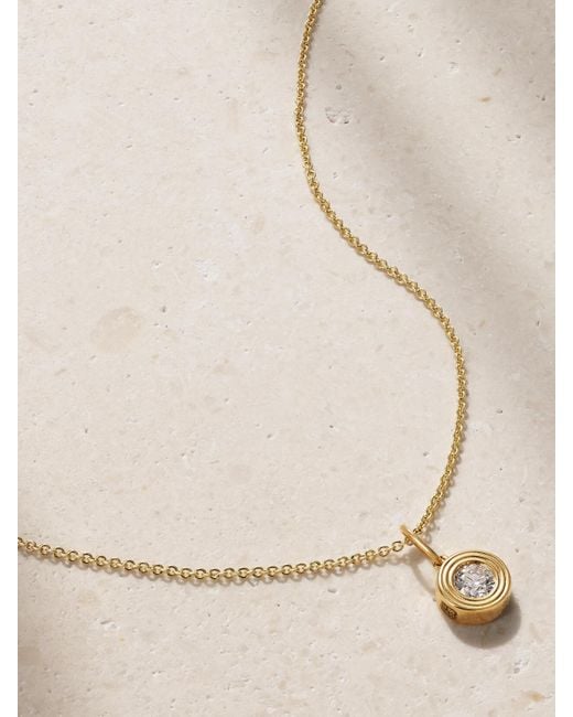 Sydney Evan Natural 14-Karat Diamond Necklace