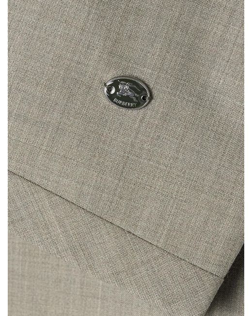 Burberry Gray Wool Blazer