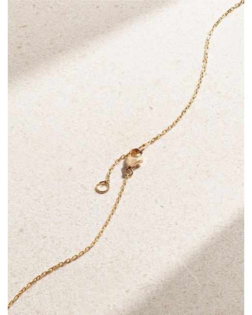 L'Atelier Nawbar Natural Atoms The 5 Dots 18-Karat, Enamel And Diamond Necklace
