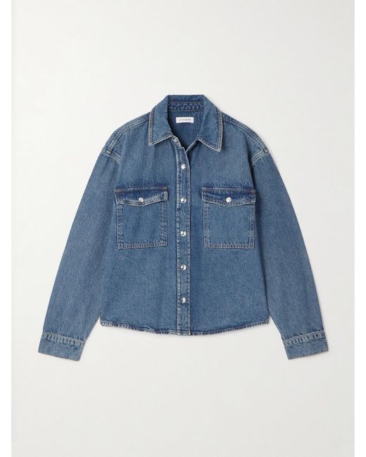 Anine Bing Blue Paxton Jeanshemd