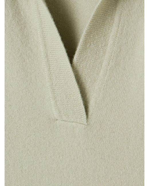 Maison Margiela Natural Pullover Aus Wolle Mit Polokragen