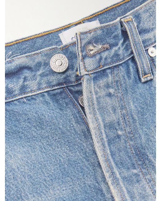 Citizens of Humanity Blue Baretta High-Rise Straight-Leg Organic Jeans