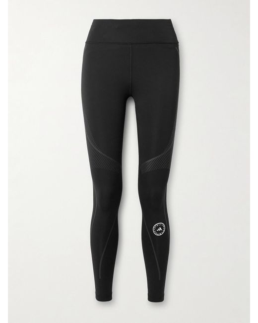 Adidas By Stella McCartney Black Truepace Cold.Rdy Stretch Recycled Leggings
