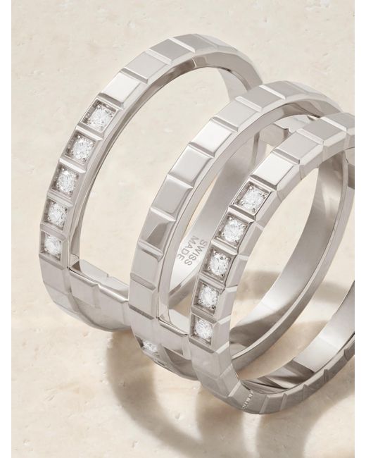Chopard Natural Ice Cube 18-Karat Diamond Ring