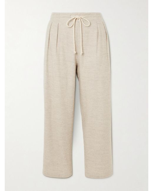 Maria McManus Natural Cosy Hose Mit Geradem Bein Aus Einer Biobaumwoll-Wollmischung Mit Bundfalten