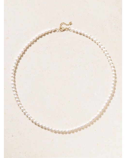Mateo Natural 14-Karat Pearl Choker