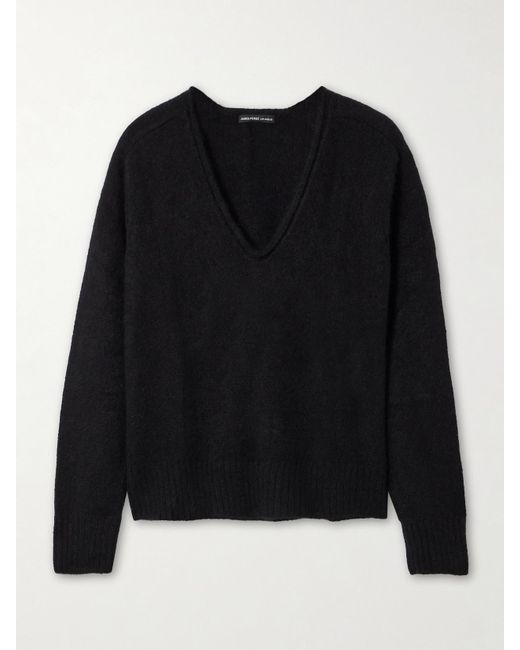 James Perse Black Cashmere Sweater