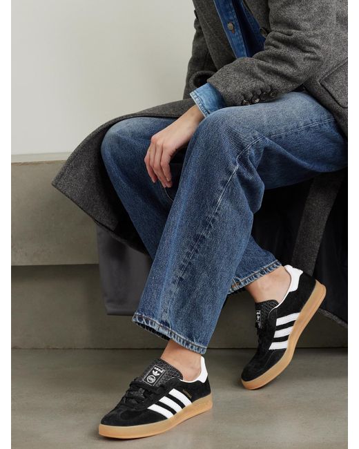 Adidas Originals Black Gazelle Indoor Sneakers Core for men