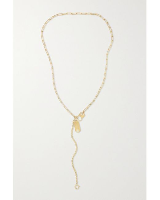 Jade Trau Beatrix 18karat Gold Diamond Necklace in White Lyst