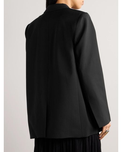 Co. Black Oversized Wool-Blend Blazer