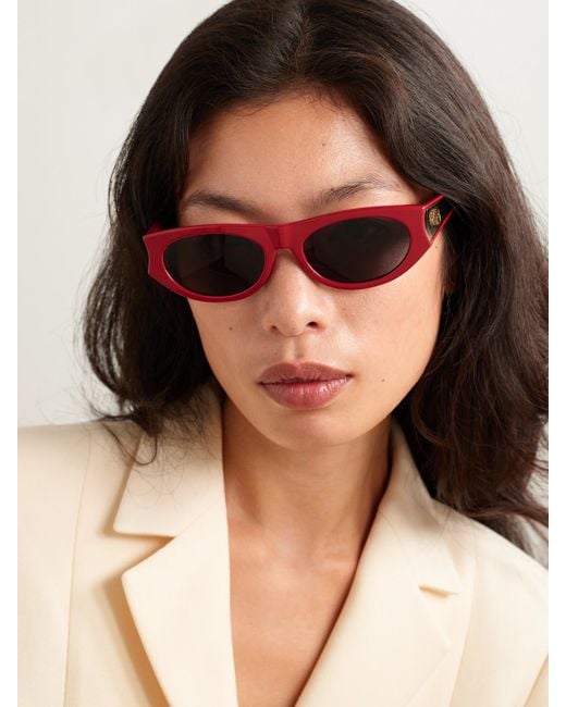Dior Red Diorglow B2I Acetate Sunglasses