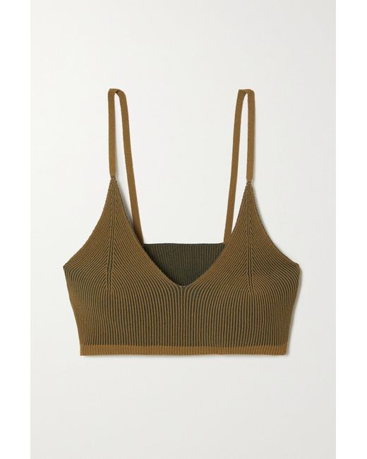 switch miracle ice rib knit bralette miracle so much mate