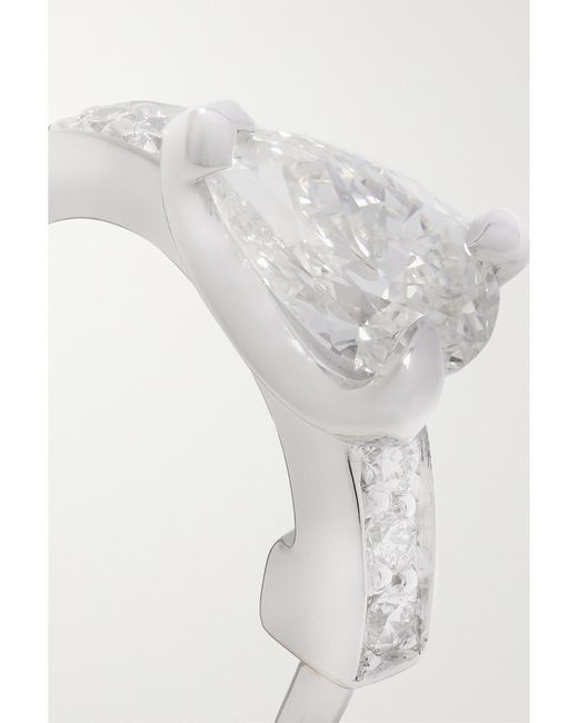 Repossi White Harvest 18-Karat Diamond Single Earring
