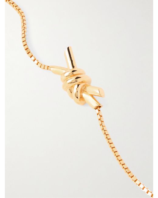 Bottega Veneta Natural Plated Bracelet