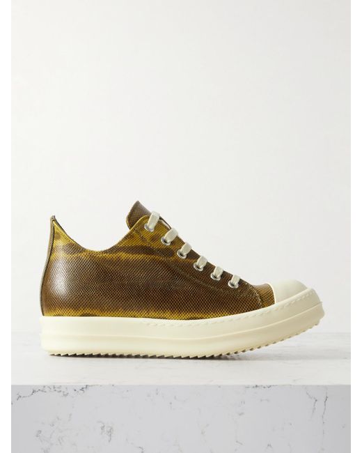 Rick Owens Multicolor Watersnake Sneakers