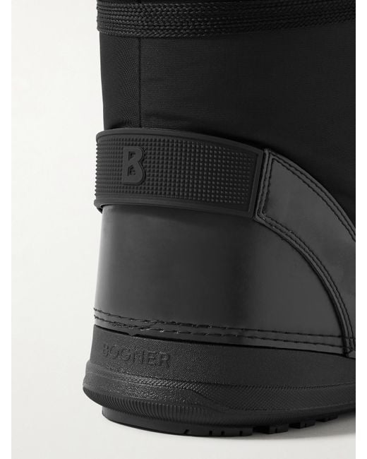 Bogner Black La Plagne 13 Schneestiefel Aus Shell Mit Lederbesätzen