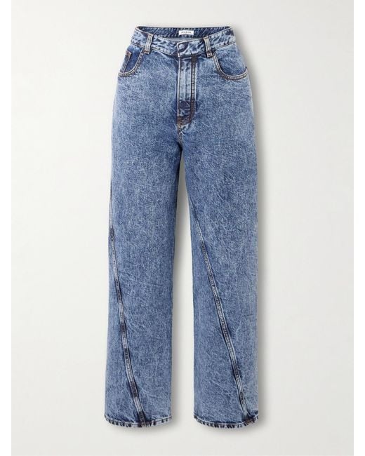 Alaïa Blue Paneled Jeans