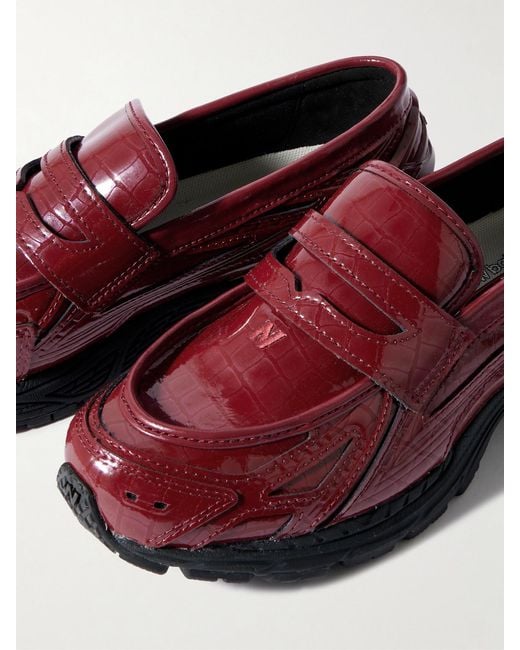 Baskets Sans Lacets En Résille, Caoutchouc Et Cuir 1906L New Balance en coloris Red