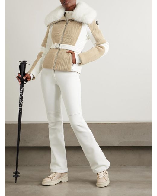 Fusalp Natural Gitu Belted Two-Tone Ski Jacket