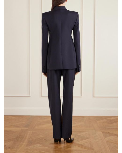 Khaite Blue Celton Wool Blazer