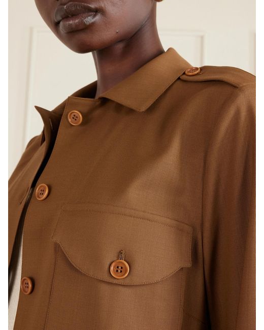 Giuliva Heritage Brown Wool Jacket