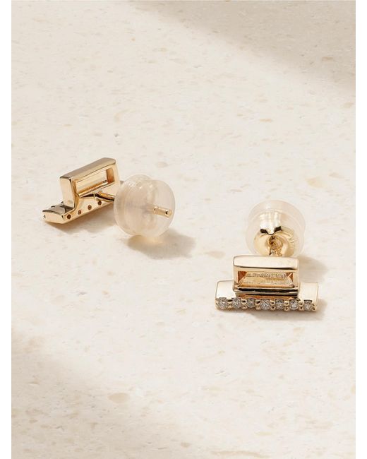 Melissa Joy Manning Natural Cityscape 14-Karat Recycled, Citrine And Diamond Earrings