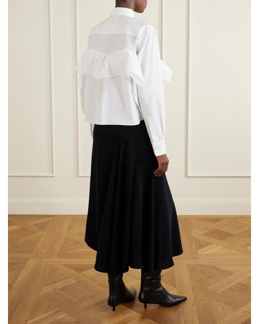 Sacai White Poplin Shirt