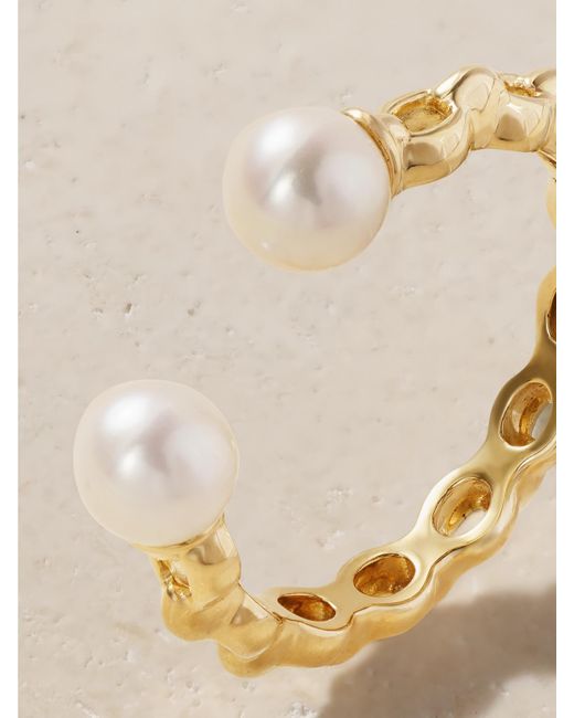 Mizuki Natural Sea Of Beauty 14-Karat Pearl Ring