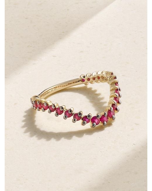 Yvonne Léon Natural Alliance 9-Karat Ruby Ring