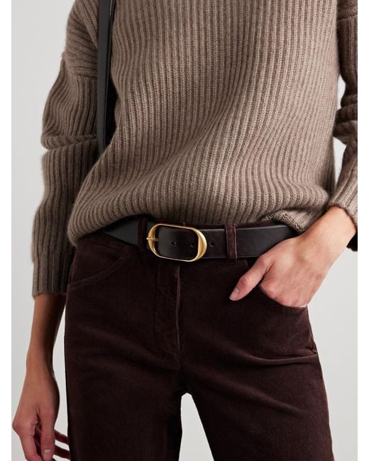 Nili Lotan Brown Nili Ledergürtel