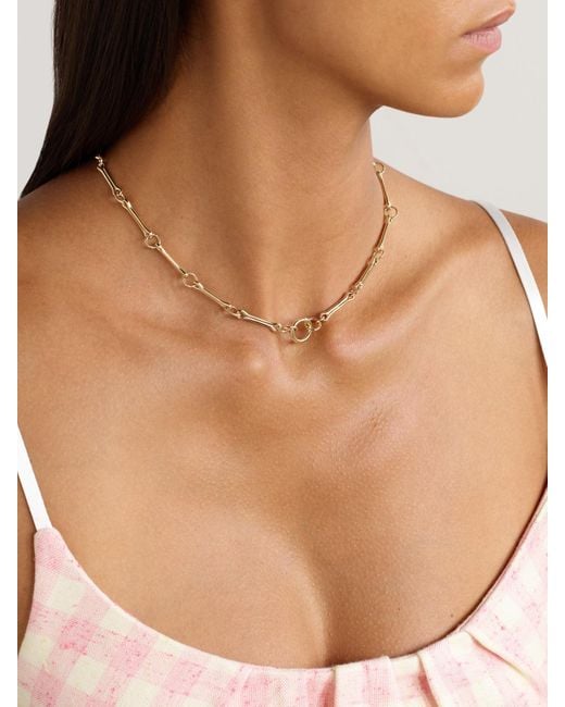 Lucy Delius Natural Show Your Bones 14-Karat Necklace