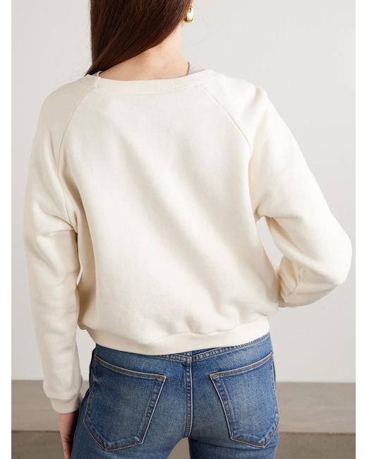 Jamie Haller Natural The Daily Cotton-Terry Sweatshirt