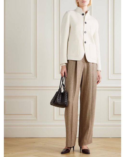 Loro Piana Natural Spagna Cashmere-Twill Jacket