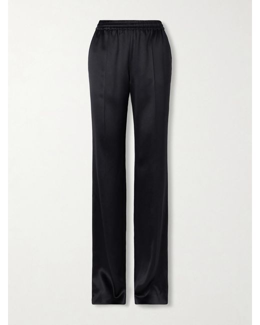 Tom Ford Blue Silk-Satin Pants